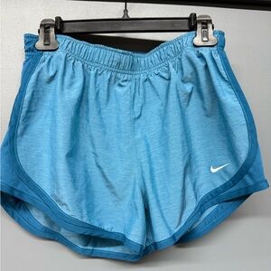 Nike Women's Light Blue Athletic Shorts
